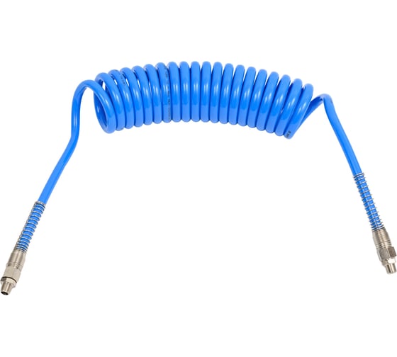Шланг спиральный полиуретановый с резьбовыми фитингами (5 м; 8х12 мм; 1/4M) SHPI CUS128005-3 1