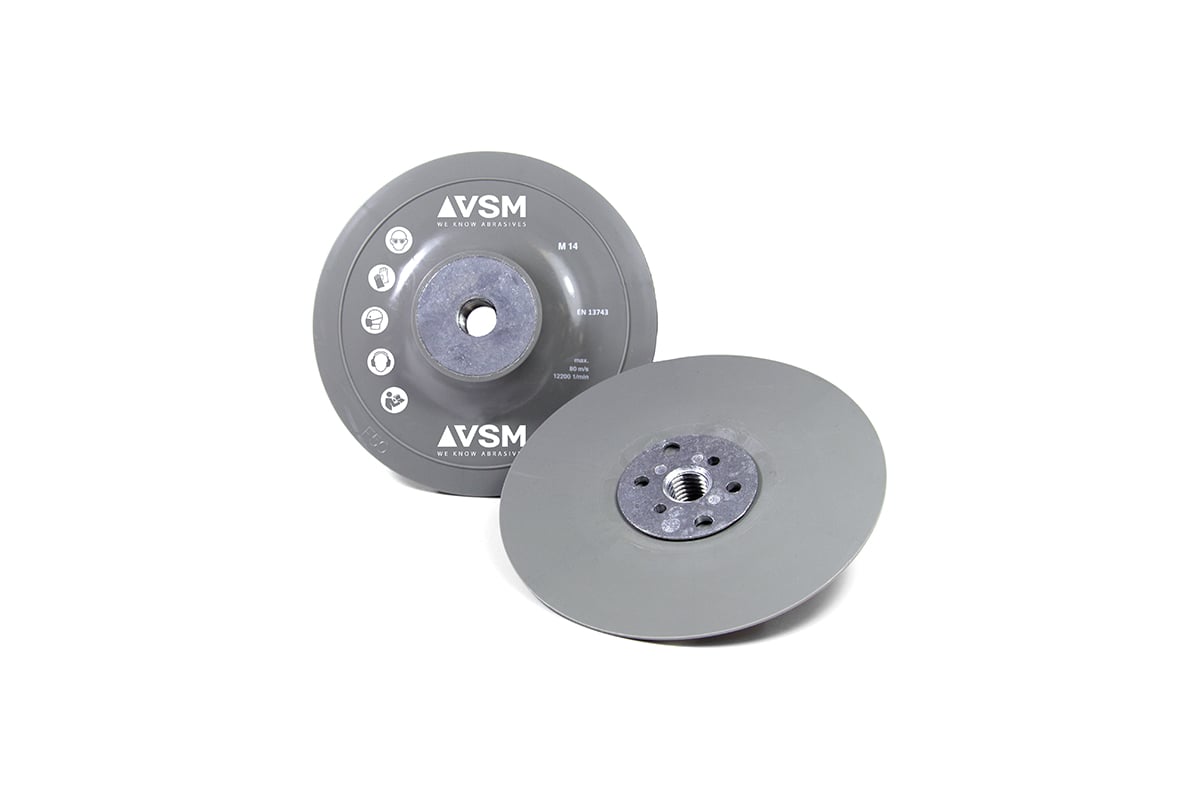 Тарелка опорная ZFI 125 мм мягкая для фибровых дисков VSM 004941 .