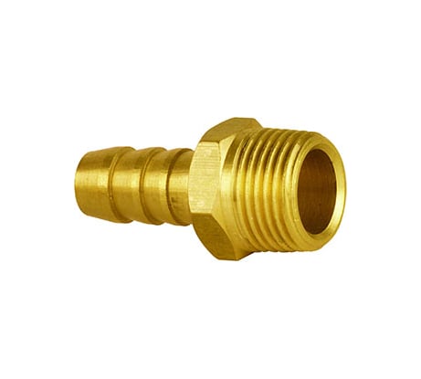 Штуцер с наружной резьбой 3/8M для шланга с внутренним диаметром 13 мм SHPI P-21-1