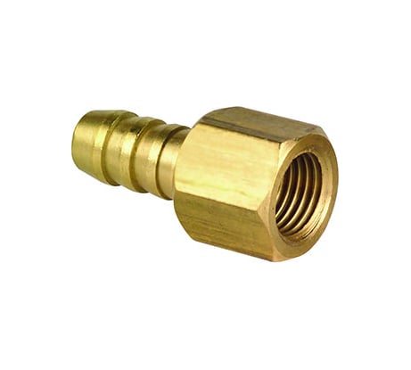 Штуцер с внутренней резьбой 1/4F для шланга с внутренним диаметром 10 мм SHPI P-59