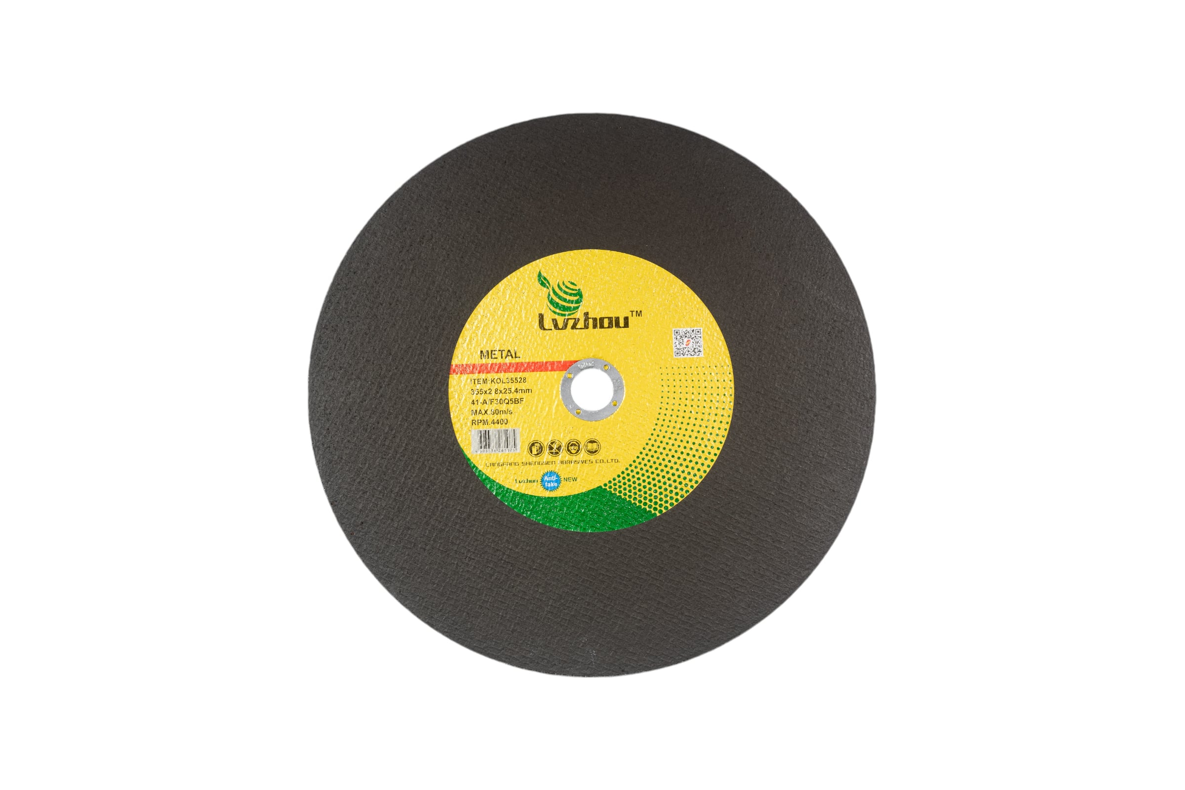 Круг отрезной абразивный по металлу 355x2.8x25.4 мм Lvzhou