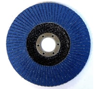 Круг лепестковый торцевой КЛТ1 125x22.23 мм, P120, по нержавеющей стали Abraflex FLD20INOX125P120