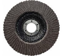 Круг лепестковый торцевой КЛТ1 125x22.23 мм, P40, по металлу и дереву Abraflex FLDH20D125P40
