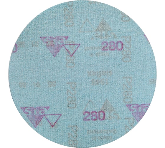 Круг шлифовальный на липучке siaflex 1948 (50 шт; 125 мм; без отверстий; P280) sia Abrasives sf50-125-0-280