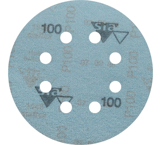Круг шлифовальный на липучке siaflex 1948 (50 шт; 125 мм; 8 отверстий; P100) sia Abrasives sf50-125-8-100
