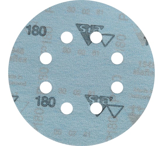 Круг шлифовальный на липучке siaflex 1948 (50 шт; 125 мм; 8 отверстий; P180) sia Abrasives sf50-125-8-180