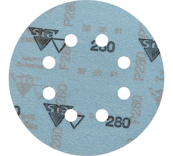 Круг шлифовальный на липучке siaflex 1948 (5+1 шт; 125 мм; 8 отверстий; P280) sia Abrasives sf6-125-8-280