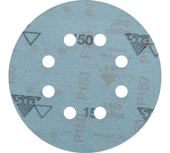Круг шлифовальный на липучке siaflex 1948 (5+1 шт; 125 мм; 8 отверстий; P150) sia Abrasives sf6-125-8-150
