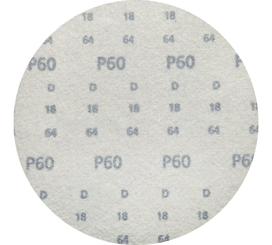 Круг шлифовальный на липучке siaone 1944 (50 шт; 125 мм; без отверстий; P60) sia Abrasives so50-125-0-060