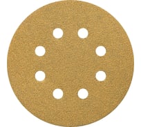 Круг шлифовальный на липучке siaone 1944 (5+1 шт; 125 мм; 8 отверстий; P80) sia Abrasives so6-125-8-080