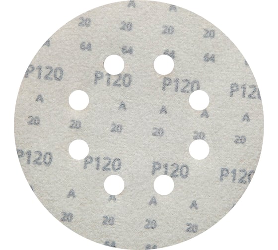 Круг шлифовальный на липучке siaone 1944 (5+1 шт; 125 мм; 8 отверстий; P120) sia Abrasives so6-125-8-120