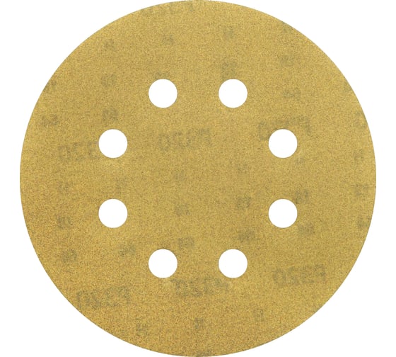 Круг шлифовальный на липучке siaone 1944 (5+1 шт; 125 мм; 8 отверстий; P320) sia Abrasives so6-125-8-320