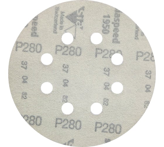 Круг шлифовальный на липучке siaspeed 1950 (5+1 шт; 125 мм; 8 отверстий; P280) sia Abrasives ss6-125-8-280