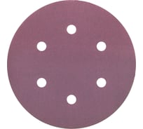 Круг шлифовальный на липучке siaspeed 1950 (5+1 шт; 150 мм; 6 отверстий; P280) sia Abrasives ss6-150-6-280