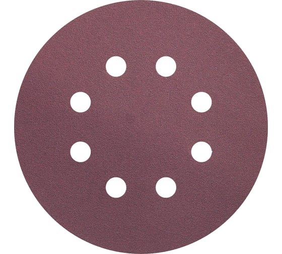 Круг шлифовальный на липучке siaspeed 1950 (5+1 шт; 125 мм; 8 отверстий; P100) sia Abrasives ss6-125-8-100