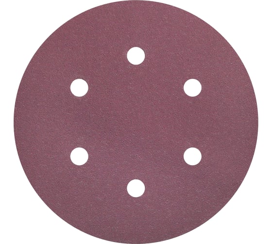 Круг шлифовальный на липучке siaspeed 1950 (5+1 шт; 150 мм; 6 отверстий; P80) sia Abrasives ss6-150-6-080 1