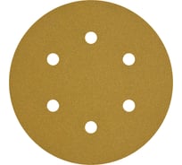 Круг шлифовальный на липучке PAPER GOLD (5 шт; 150 мм; 6 отверстий; P220) NAPOLEON npg5-150-6-220
