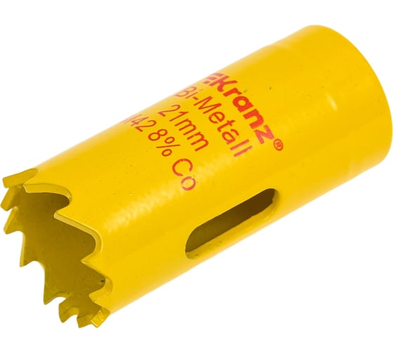 Коронка Bimetal 21 мм KRANZ KR-92-0208 1