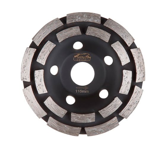 Алмазная чашка 115 мм, бетон, двурядная GEPARD GP0805-115 1