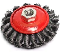 Щетка дисковая косичка 125 мм, M14 GEPARD GP0885-125