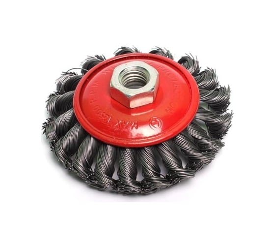 Щетка дисковая косичка 125 мм, M14 GEPARD GP0885-125