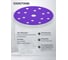 Диск абразивный AMETHYST керамика, 150 мм, 15 отверстий, P220, 50 шт VOLCA 74150150220 4