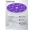 Диск абразивный AMETHYST керамика, 150 мм, 15 отверстий, P180, 50 шт VOLCA 74150150180 4
