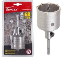 Коронка полая по бетону 68 мм, SDS+ WORTEX WHC680000C2111