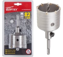 Коронка полая по бетону 82 мм, SDS+ WORTEX WHC820000C2111