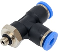 Тройник цанговый T-образный с наружной резьбой (M5x0.8; 4 мм) SHPI PST 04-M5