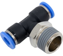 Тройник цанговый T-образный с наружной резьбой(6 мм; 3/8M) SHPI PT 06-R03