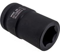 Головка торцевая ударная глубокая 6-гранная (30 мм; 1DR) ROSSVIK SID060130