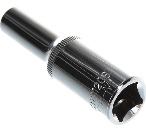 Головка торцевая глубокая 12-гранная (8 мм; 1/2DR) ROSSVIK SD121208