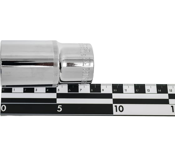 Головка торцевая глубокая 6-гранная (32 мм; 1/2DR) ROSSVIK SD061232