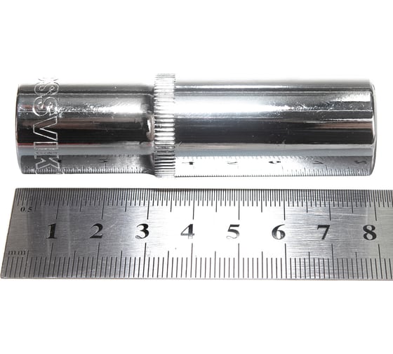 Головка торцевая глубокая 12-гранная (17 мм; 1/2DR) ROSSVIK SD121217