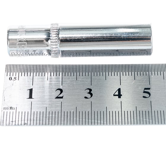 Головка торцевая глубокая 6-гранная (9 мм; 1/4DR) ROSSVIK SD061409
