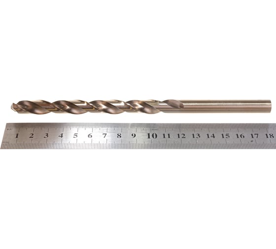 Сверло цх длинная серия (10.5х121х184 мм; HSS М35Р6М5К5; А1; DIN340) ИНСТУЛС 00001293054