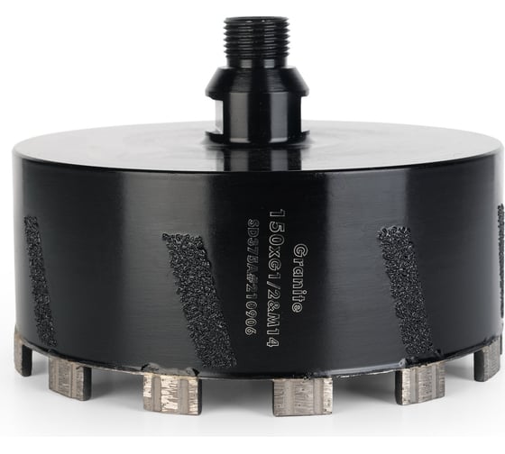 Сверло турбо-сегментное Brazed 1/2", M14, 150 мм, 50 мм TECH-NICK 001.600.9578 1