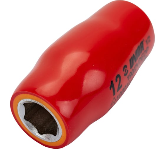 Головка торцевая шестигранная изолированная VDE (12 мм; 1/2"; 1000V) Unior 3838909121970