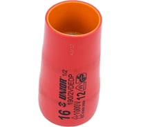 Головка торцевая шестигранная изолированная VDE (16 мм; 1/2"; 1000V) Unior 3838909215952