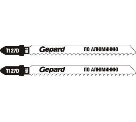 Пилка по алюминию T127D 2 шт для лобзика Gepard GP0630-04