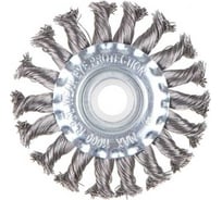 Щетка дисковая косичка 100х22 мм Gepard GP0880-100