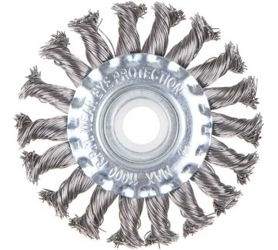 Щетка дисковая косичка 100х22 мм Gepard GP0880-100 1