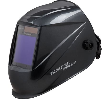 Щиток сварщика с самозатемняющимся светофильтром ASF820X серый металлик SOLARIS SL5717-2