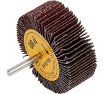 Круг шлифовальный лепестковый на шпильке (80х30х6 мм; P80) Русский Мастер РМ-53340