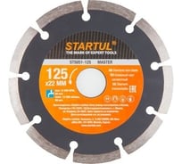 Алмазный круг универсальный 125x22 мм, сегментный MASTER STARTUL ST5051-125