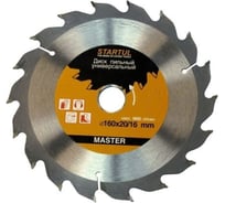 Диск пильный по дереву 160x20/16 мм, 24 зуба STARTUL ST5061-24