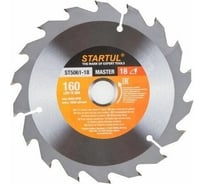 Диск пильный по дереву 160x20/16 мм, 18 зубьев STARTUL ST5061-18