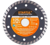 Алмазный круг универсальный 125x22 мм Turbo MASTER STARTUL ST5055-125