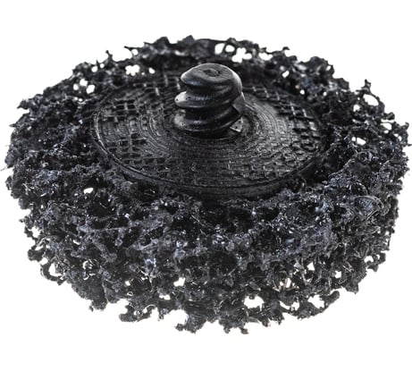 Круг для снятия ржавчины чёрный (50 мм; крепление Roloc) Русский Мастер РМ-70204